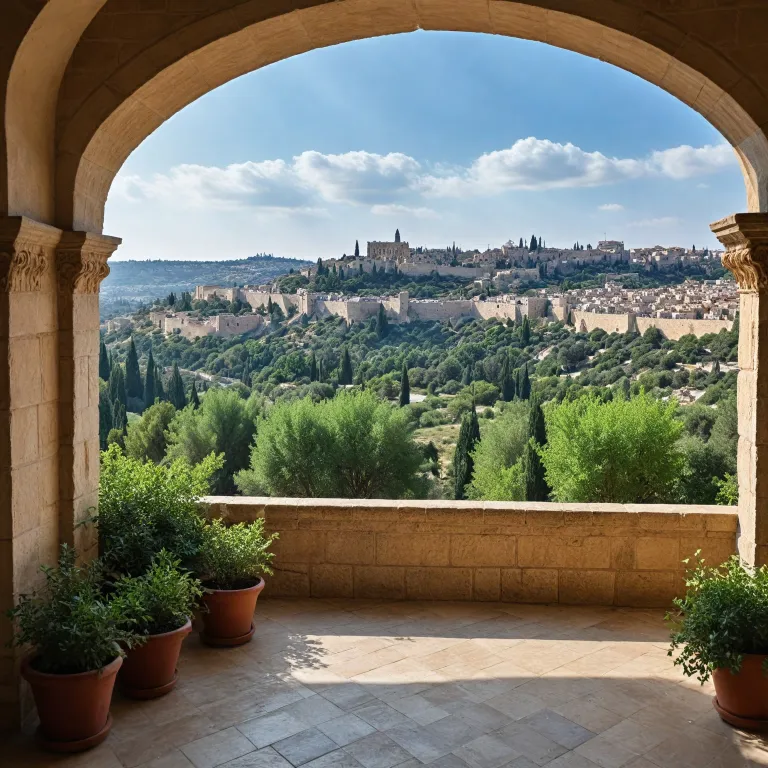 Experience panoramic elegance at seven arches hotel jerusalem israel