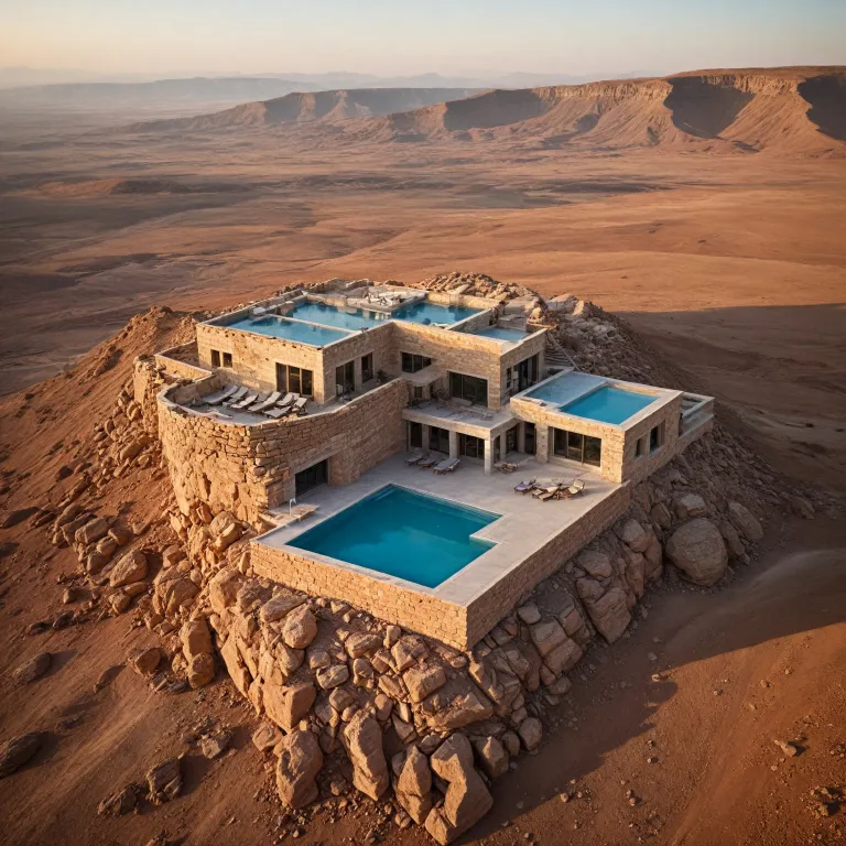 Beresheet hotel Israel: an elevated desert retreat above Ramon Crater