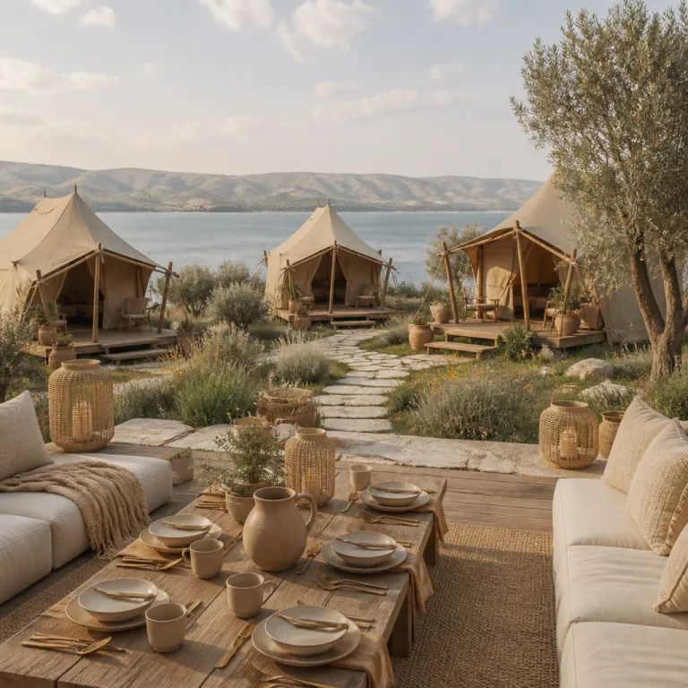Planning a refined group escape at Mia Glamping Kinneret in March